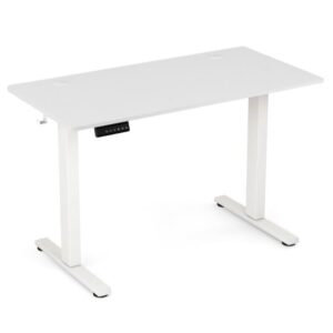 Ergo-Compact Elektrisch Zit-Sta Bureau – 120 x 60 cm – Wit
