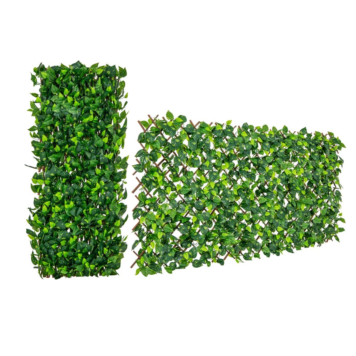 Uitschuifbaar Kunstklimop 180x90 cm – Natuurlijk Wilgentenen & PE - Afbeelding 2