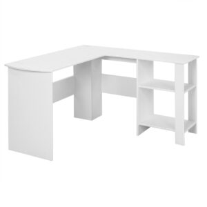 OptiCorner Bureau L-Vorm 130x130 cm – Wit