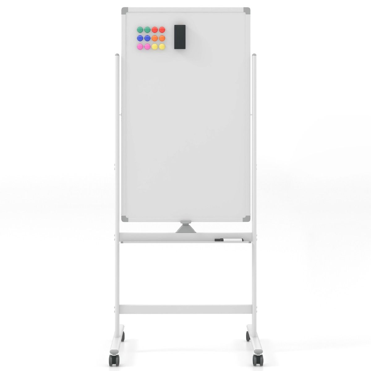 FlexStand Mobiel Flipover Whiteboard – Wit – In Hoogte Verstelbaar