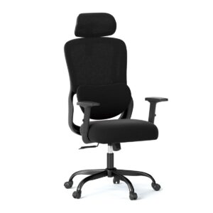Zenith Comfort Ergonomische Bureaustoel met Relaxfunctie – Zwart